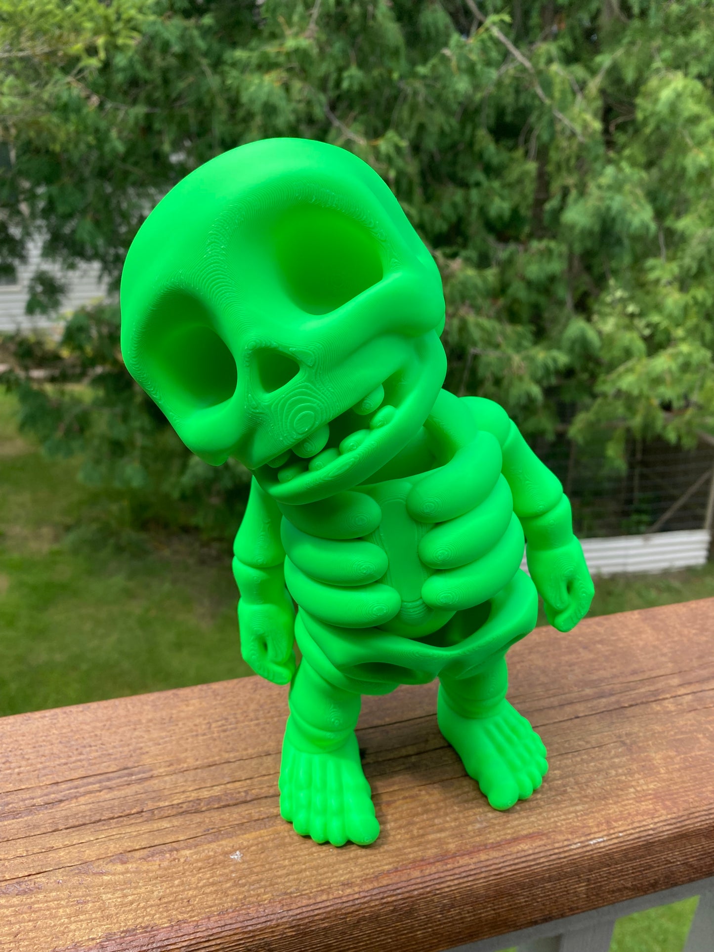 JUMBO Chunky XL Skeleton Fidget Toy Halloween Decor Spooky Scary Skeleton Cute Home Decoration