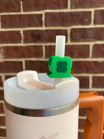 Leprechaun Hat Lucky Charms Marshmallow Straw Topper/ Charm for Stanely Tumblers and other 9.5mm Straws