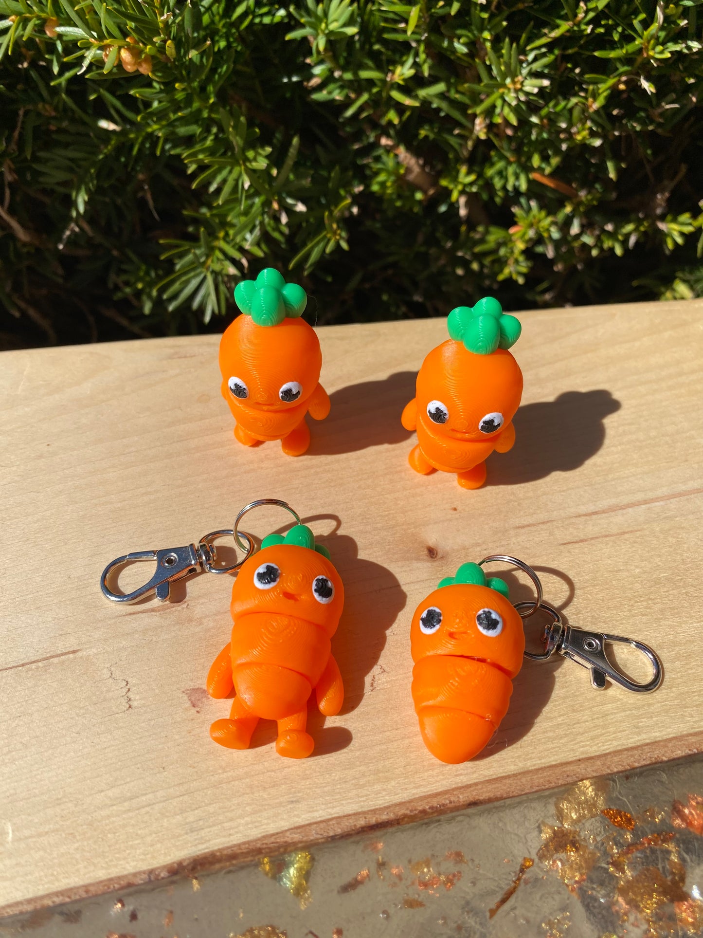 Carrot Fidget Toys and Keychains Easter Bunny Cute Spring