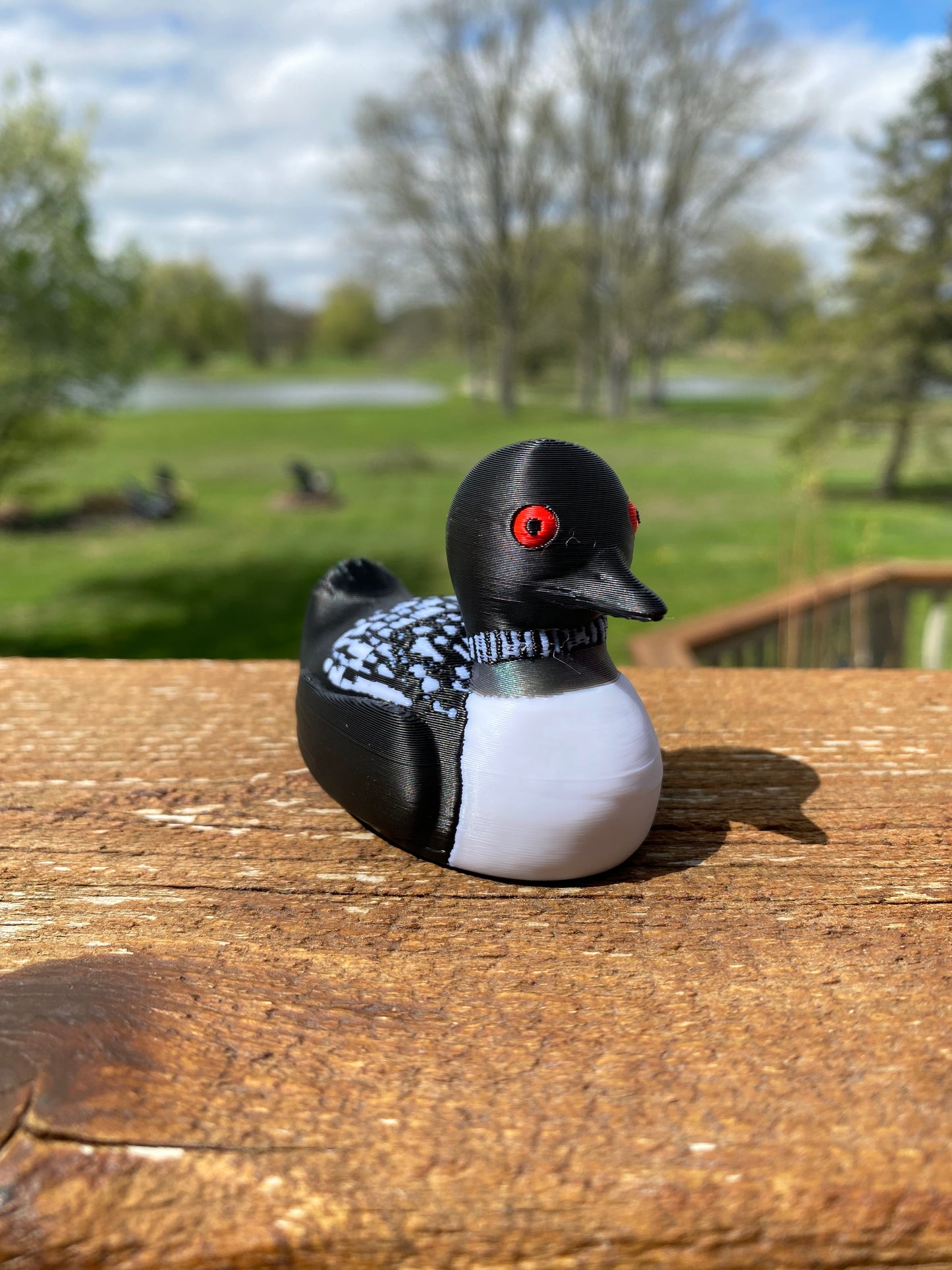 Loon Duck Miniature Figurine For Jeep Wrangler Dashboard