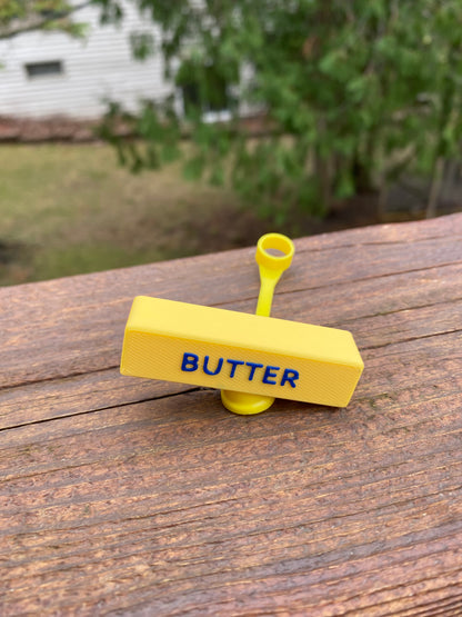 Stick Of Butter Straw Topper/ Charm for Stanely Tumblers and other 9.5mm Straws