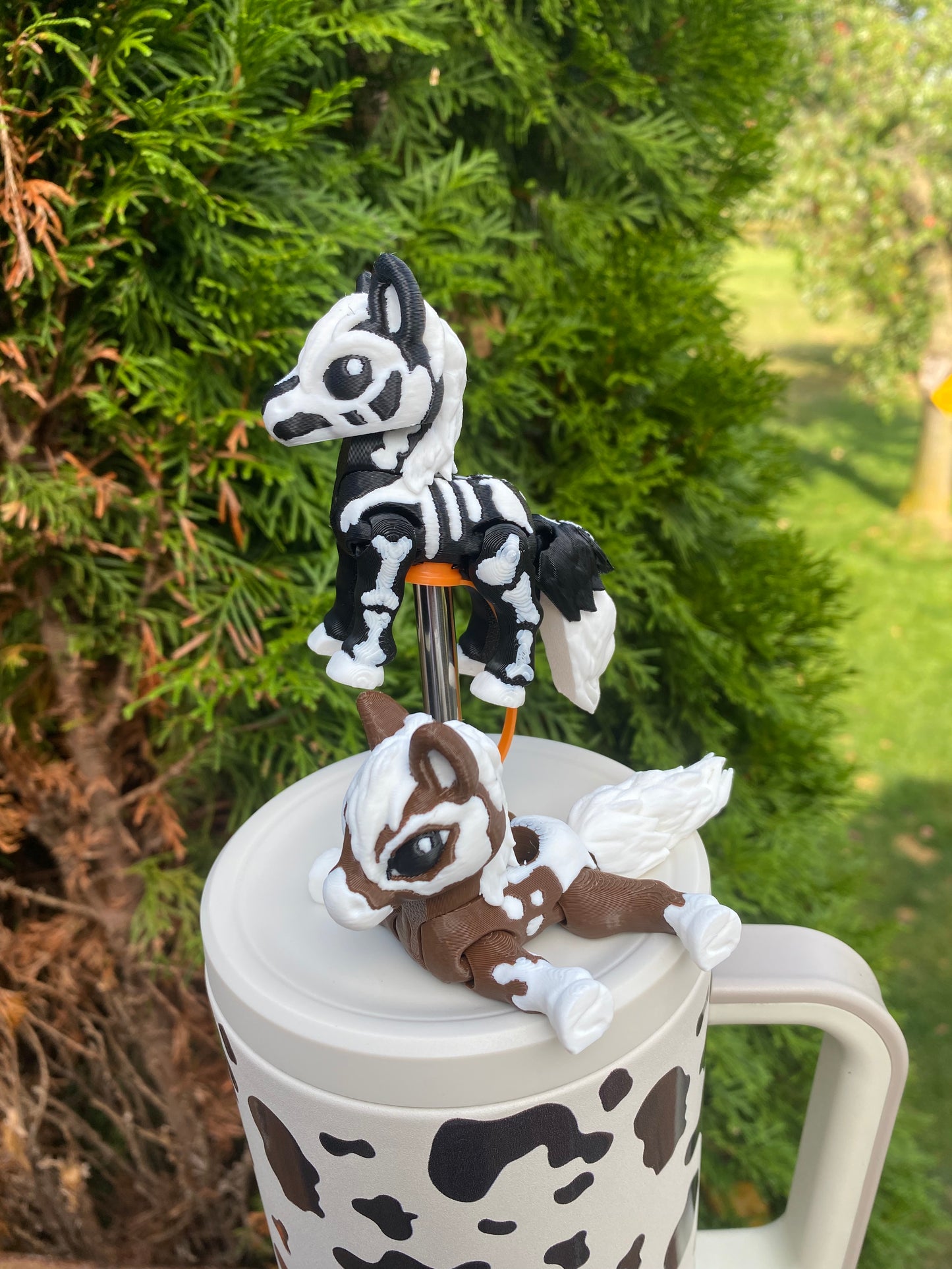 Halloween Horse Straw Topper/ Charm for Stanely Tumblers and other 9.5mm Straws