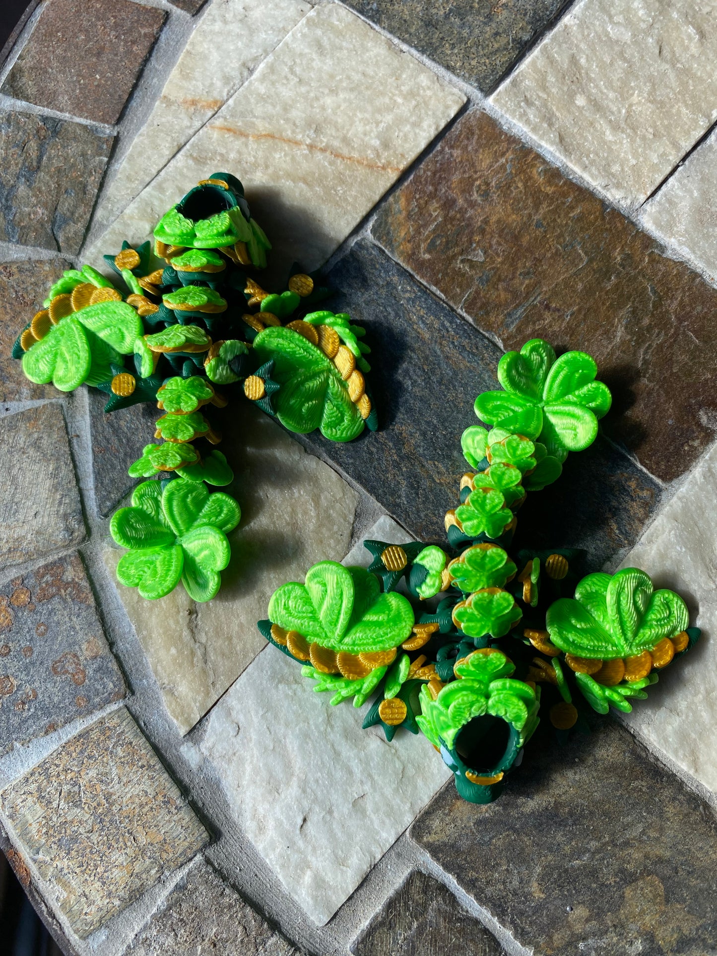 St.Patricks Day Lucky Clover Dragon Straw Buddies Charm Topper For Stanley Tumbler Straws Or Other 9.5m Straws