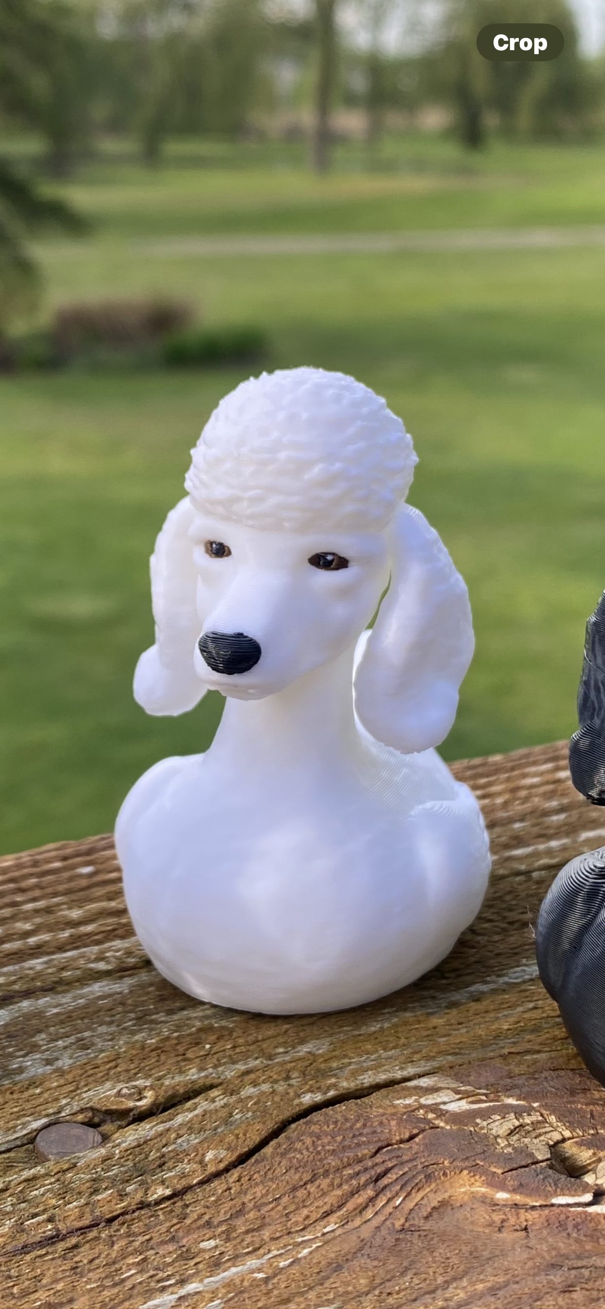 Standard Poodle Duck Miniature Figurine For Jeep Wrangler Dashboard 3D Printed