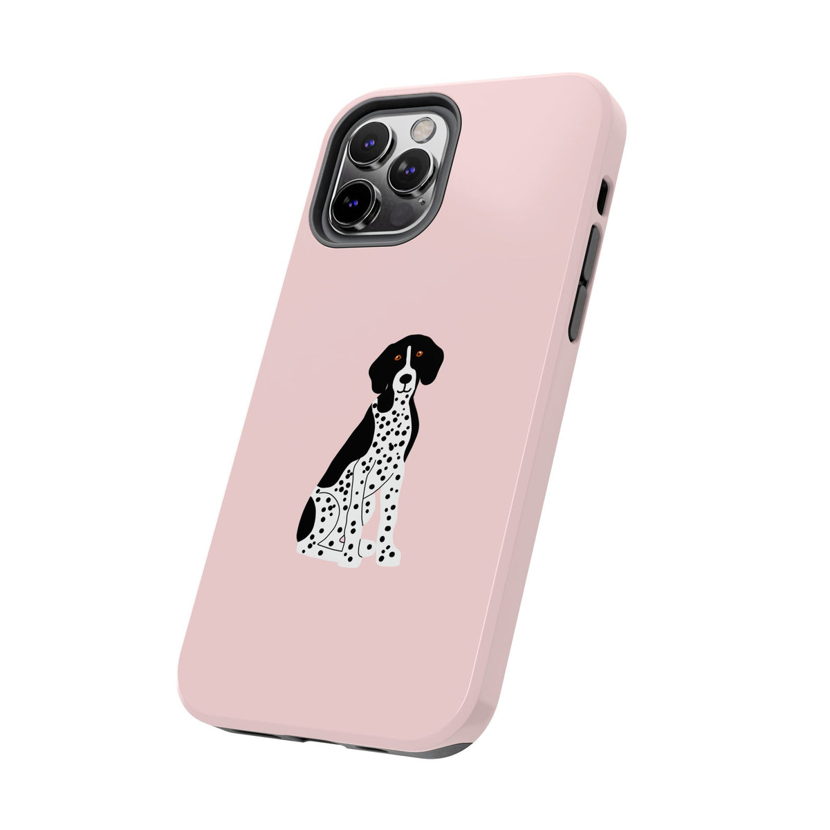 Black GSP Light Pink Tough Phone Cases