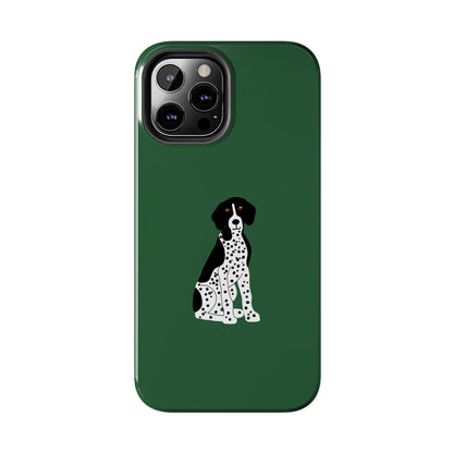 Black GSP Dark Green Tough Phone Cases