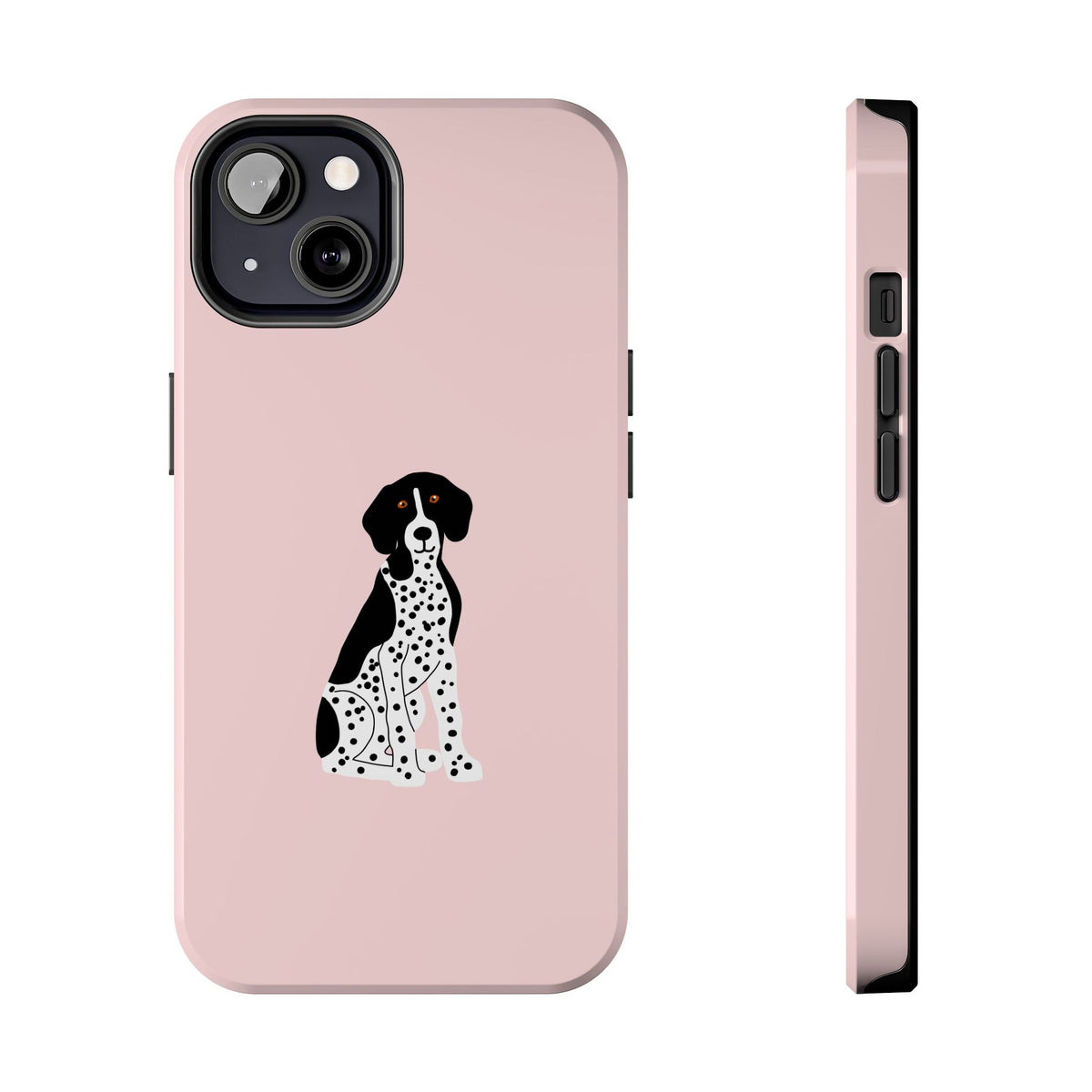 Black GSP Light Pink Tough Phone Cases