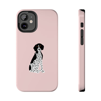 Black GSP Light Pink Tough Phone Cases