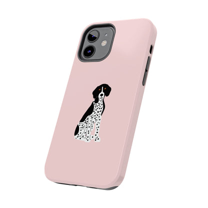 Black GSP Light Pink Tough Phone Cases