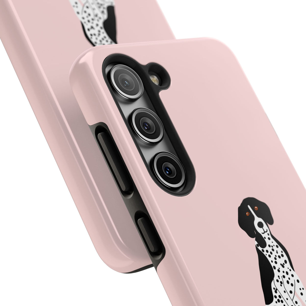 Black GSP Light Pink Tough Phone Cases