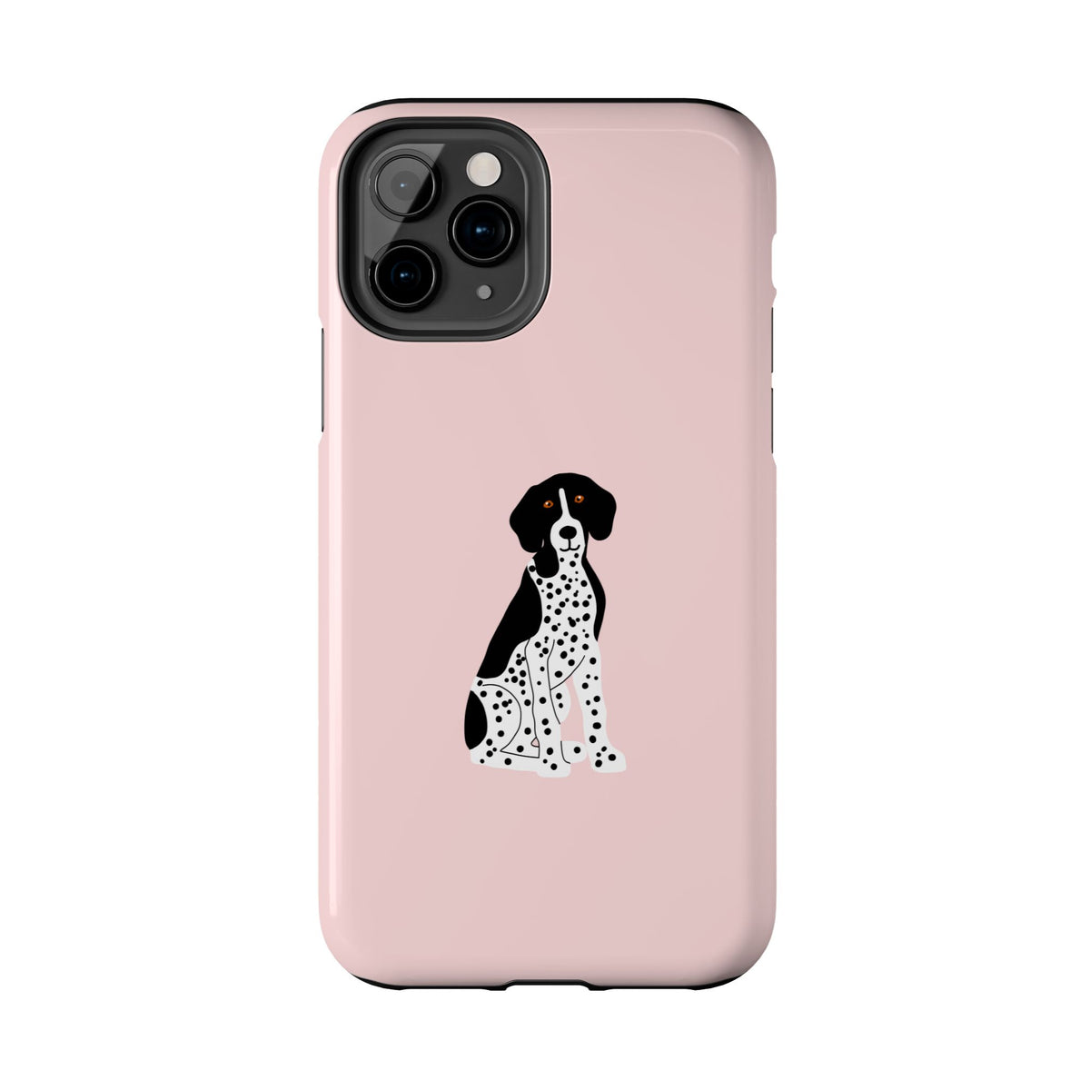 Black GSP Light Pink Tough Phone Cases