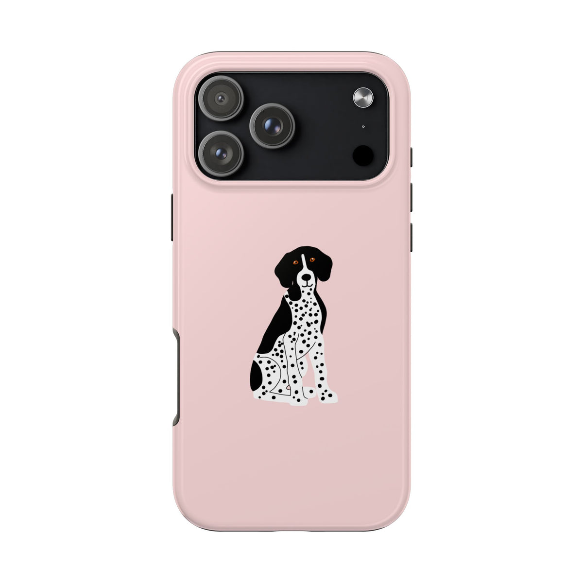 Black GSP Light Pink Tough Phone Cases