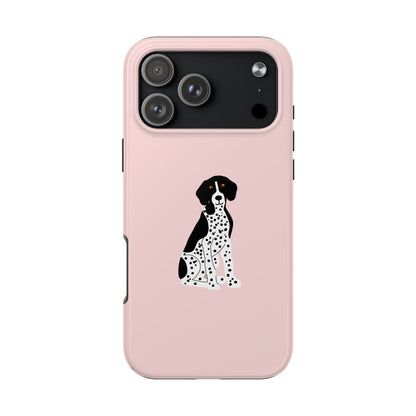 Black GSP Light Pink Tough Phone Cases