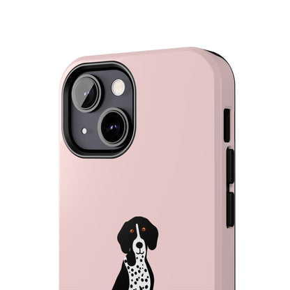 Black GSP Light Pink Tough Phone Cases
