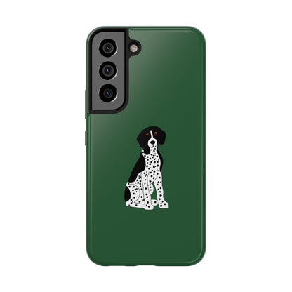 Black GSP Dark Green Tough Phone Cases