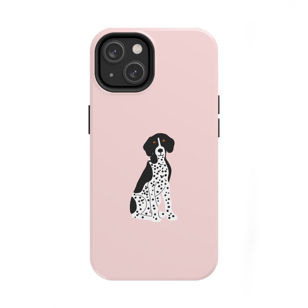 Black GSP Light Pink Tough Phone Cases