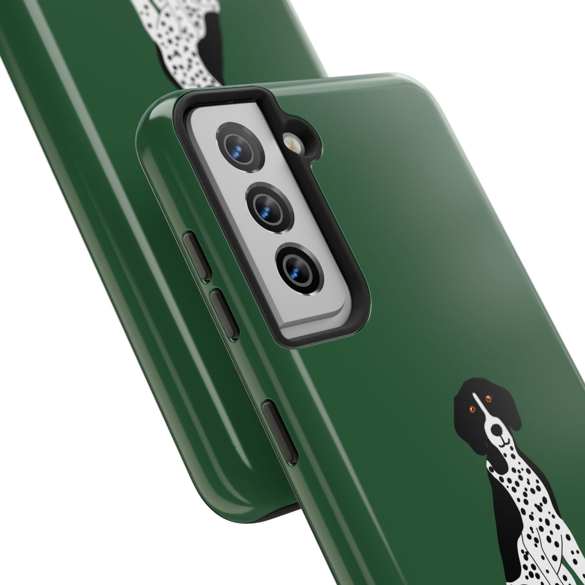 Black GSP Dark Green Tough Phone Cases