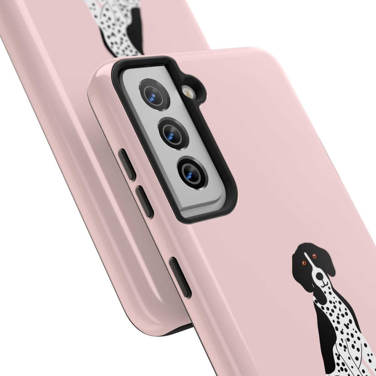 Black GSP Light Pink Tough Phone Cases