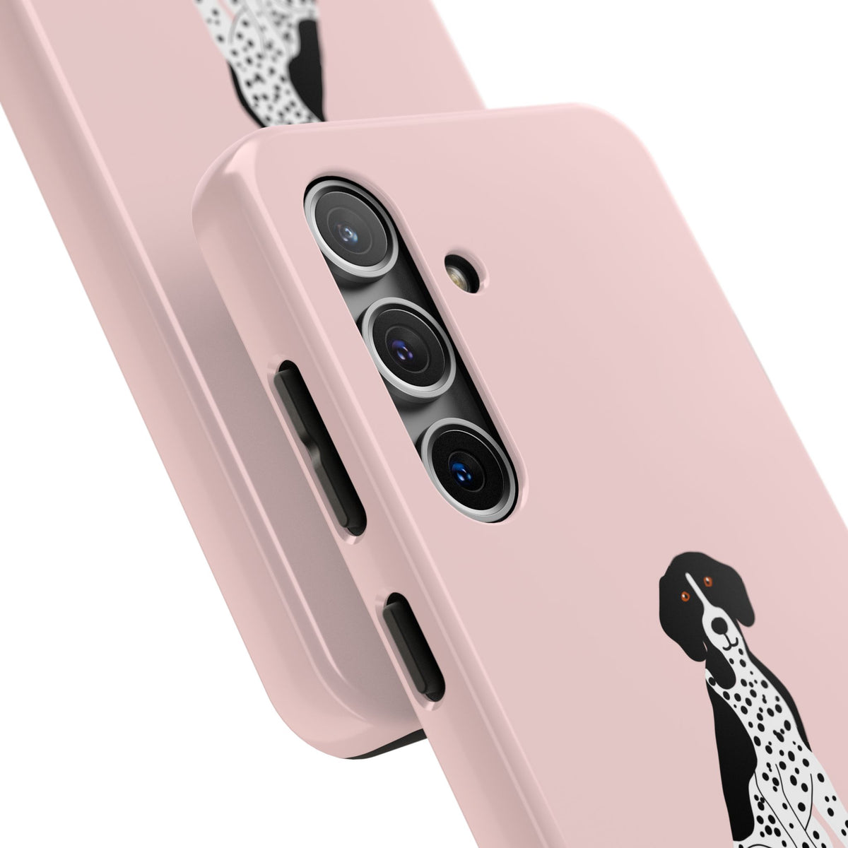 Black GSP Light Pink Tough Phone Cases