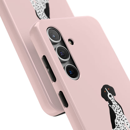Black GSP Light Pink Tough Phone Cases