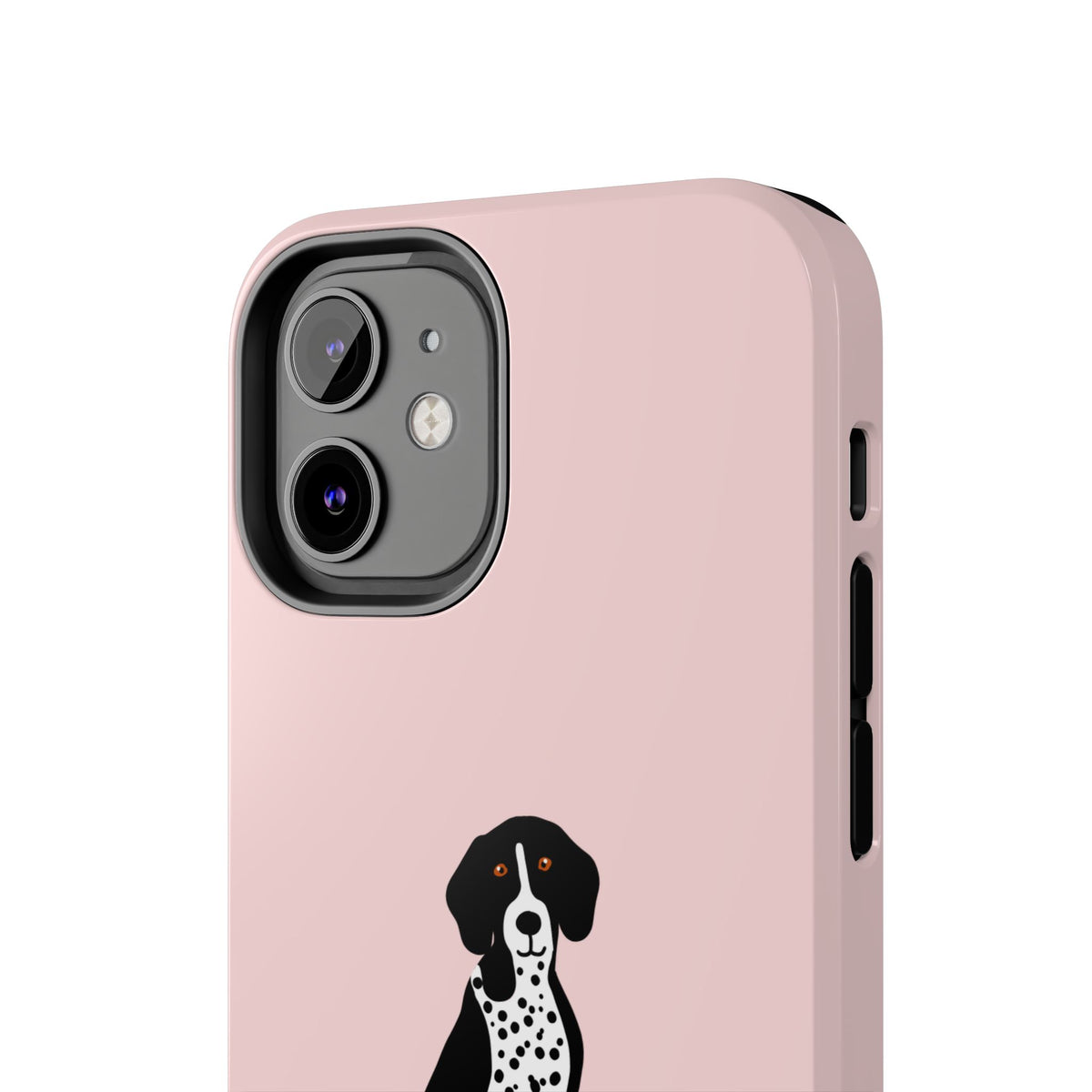 Black GSP Light Pink Tough Phone Cases