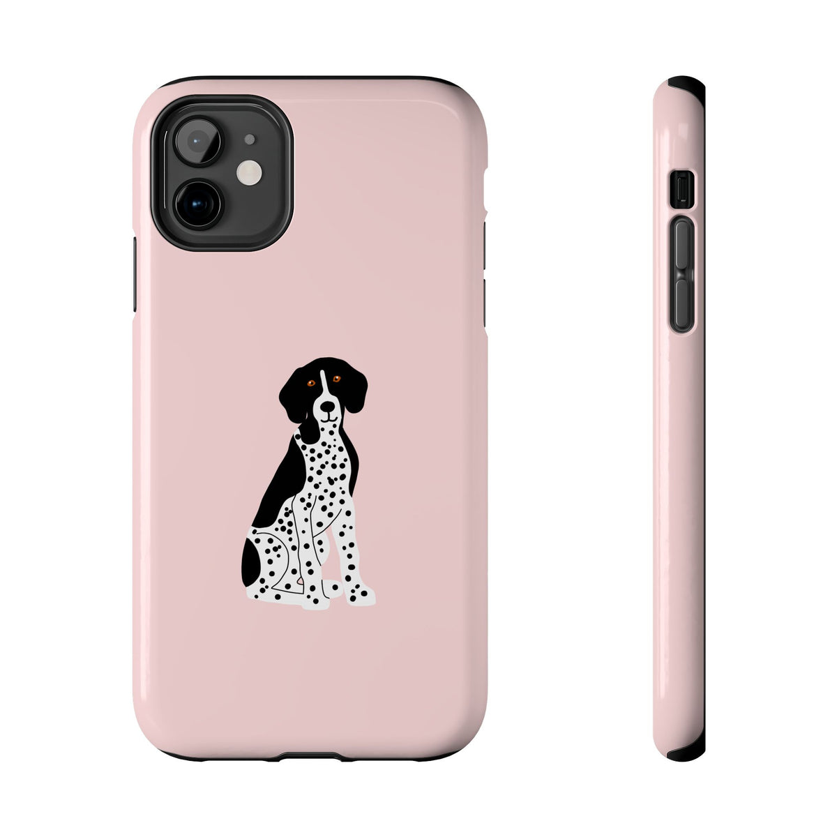 Black GSP Light Pink Tough Phone Cases