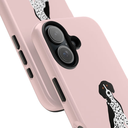 Black GSP Light Pink Tough Phone Cases
