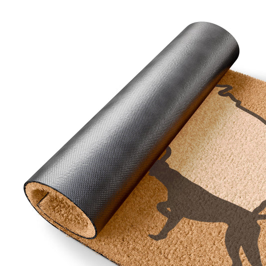 Ope, hope you like pointers GSP German Shorthaired Pointer Wisconsin Midwest Doormat