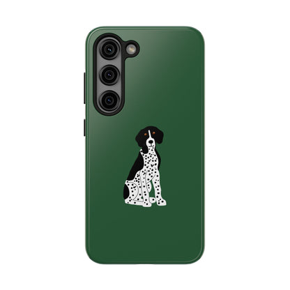 Black GSP Dark Green Tough Phone Cases
