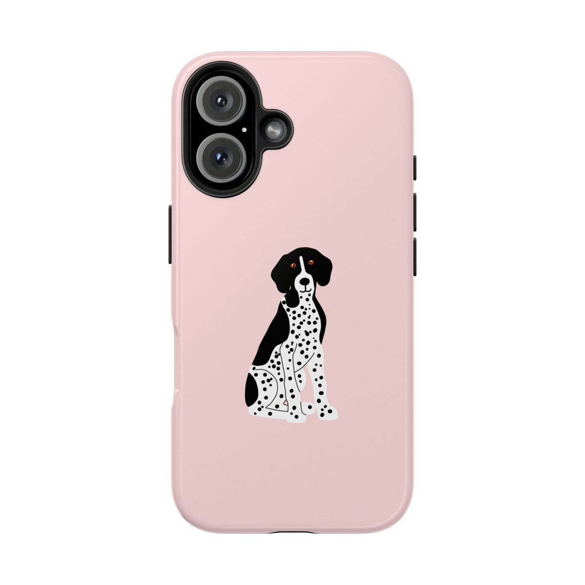 Black GSP Light Pink Tough Phone Cases