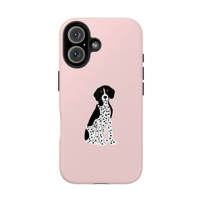 Black GSP Light Pink Tough Phone Cases