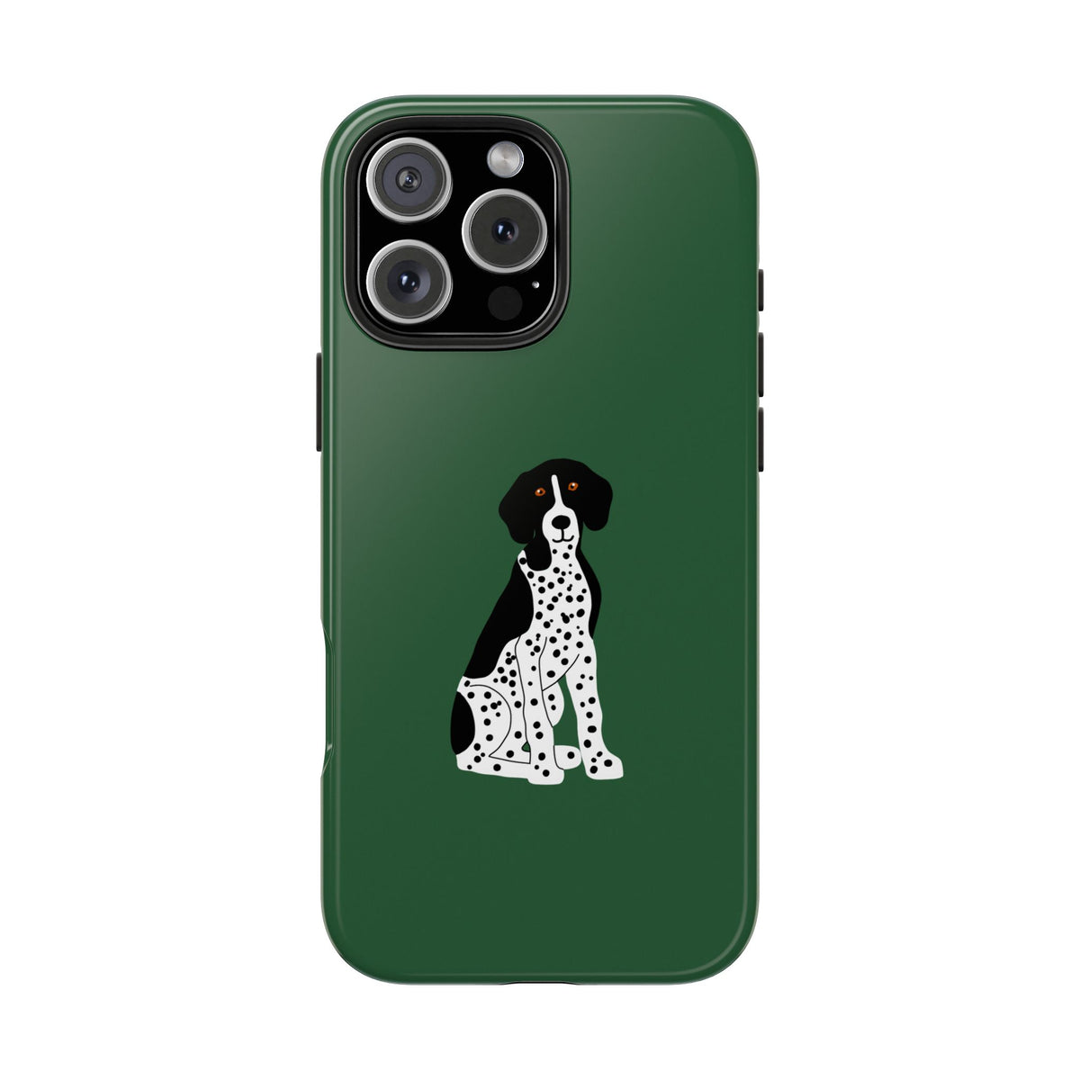 Black GSP Dark Green Tough Phone Cases