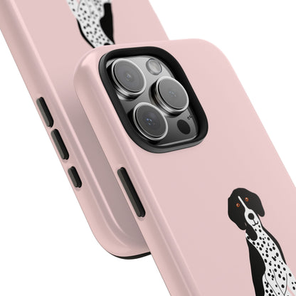 Black GSP Light Pink Tough Phone Cases