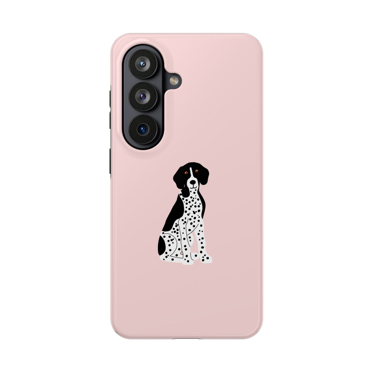 Black GSP Light Pink Tough Phone Cases