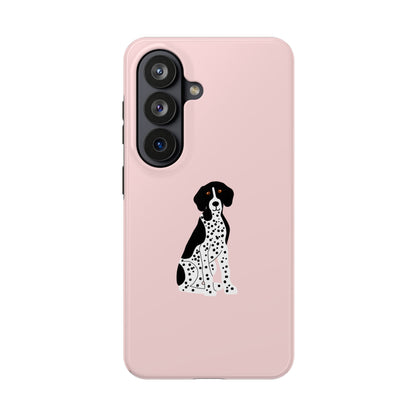 Black GSP Light Pink Tough Phone Cases