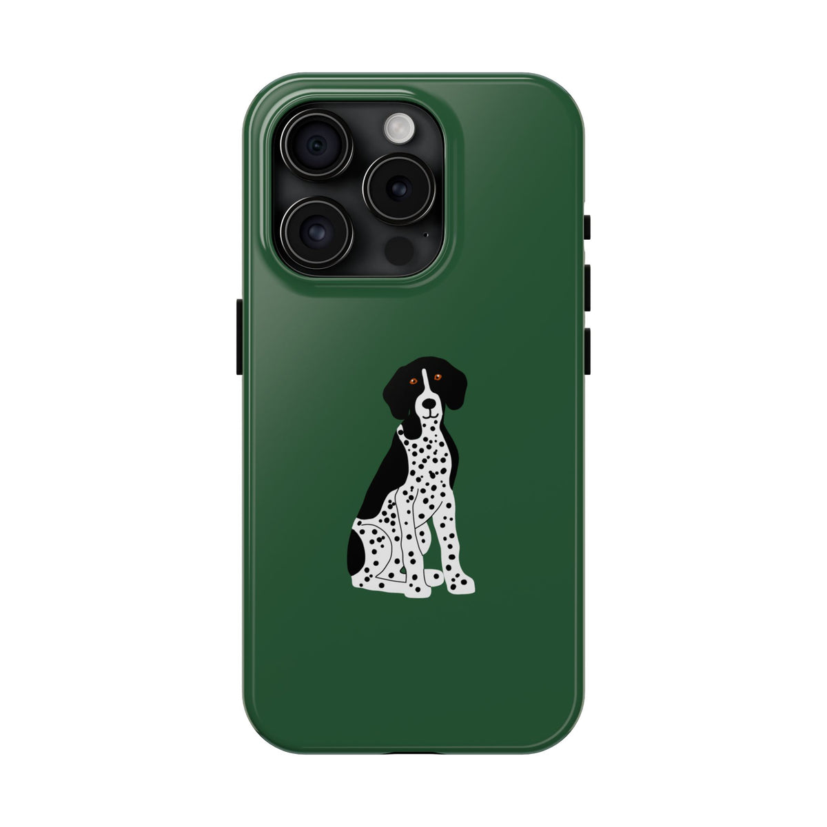Black GSP Dark Green Tough Phone Cases