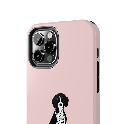 Black GSP Light Pink Tough Phone Cases