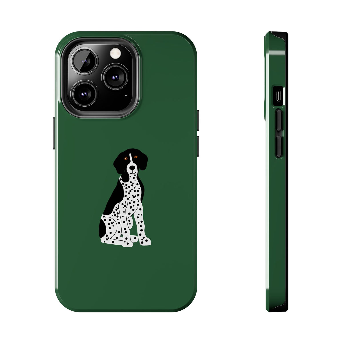 Black GSP Dark Green Tough Phone Cases