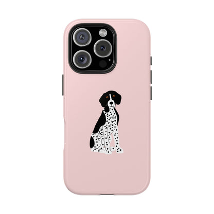 Black GSP Light Pink Tough Phone Cases