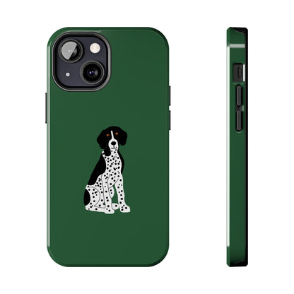 Black GSP Dark Green Tough Phone Cases