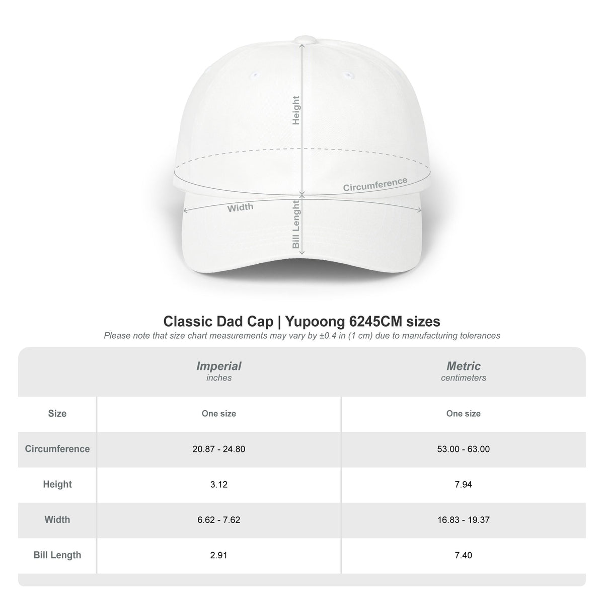 Black GSP Classic Dad Cap