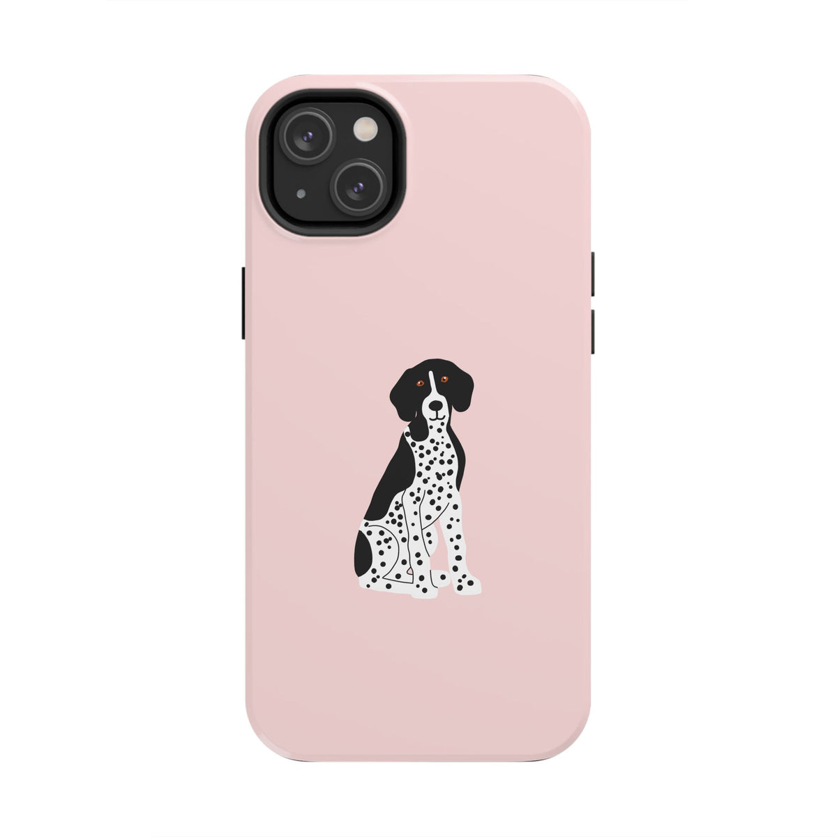 Black GSP Light Pink Tough Phone Cases