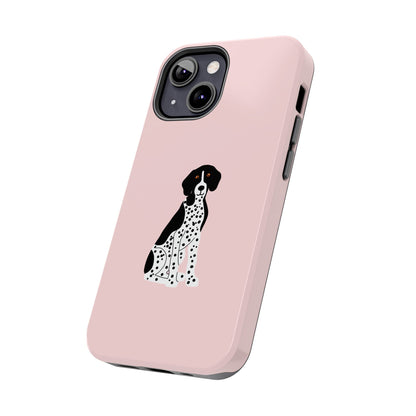 Black GSP Light Pink Tough Phone Cases