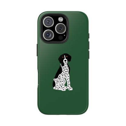 Black GSP Dark Green Tough Phone Cases
