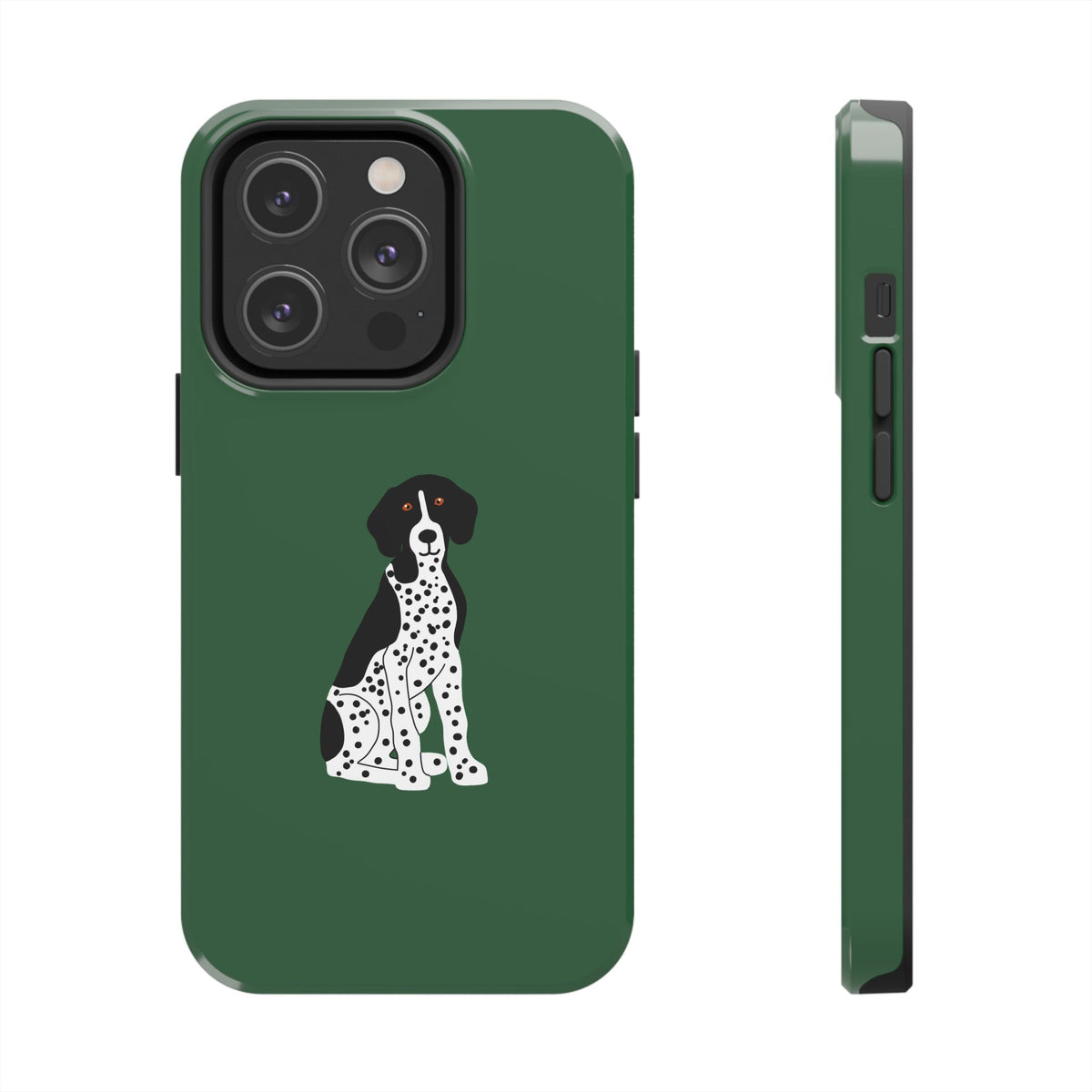 Black GSP Dark Green Tough Phone Cases