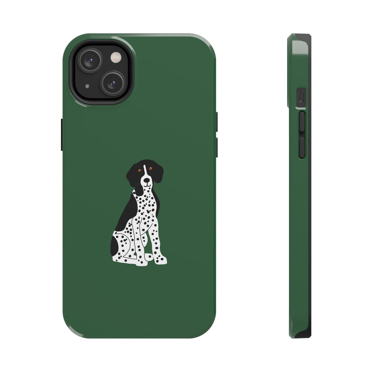 Black GSP Dark Green Tough Phone Cases