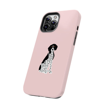 Black GSP Light Pink Tough Phone Cases