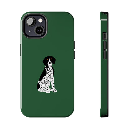 Black GSP Dark Green Tough Phone Cases