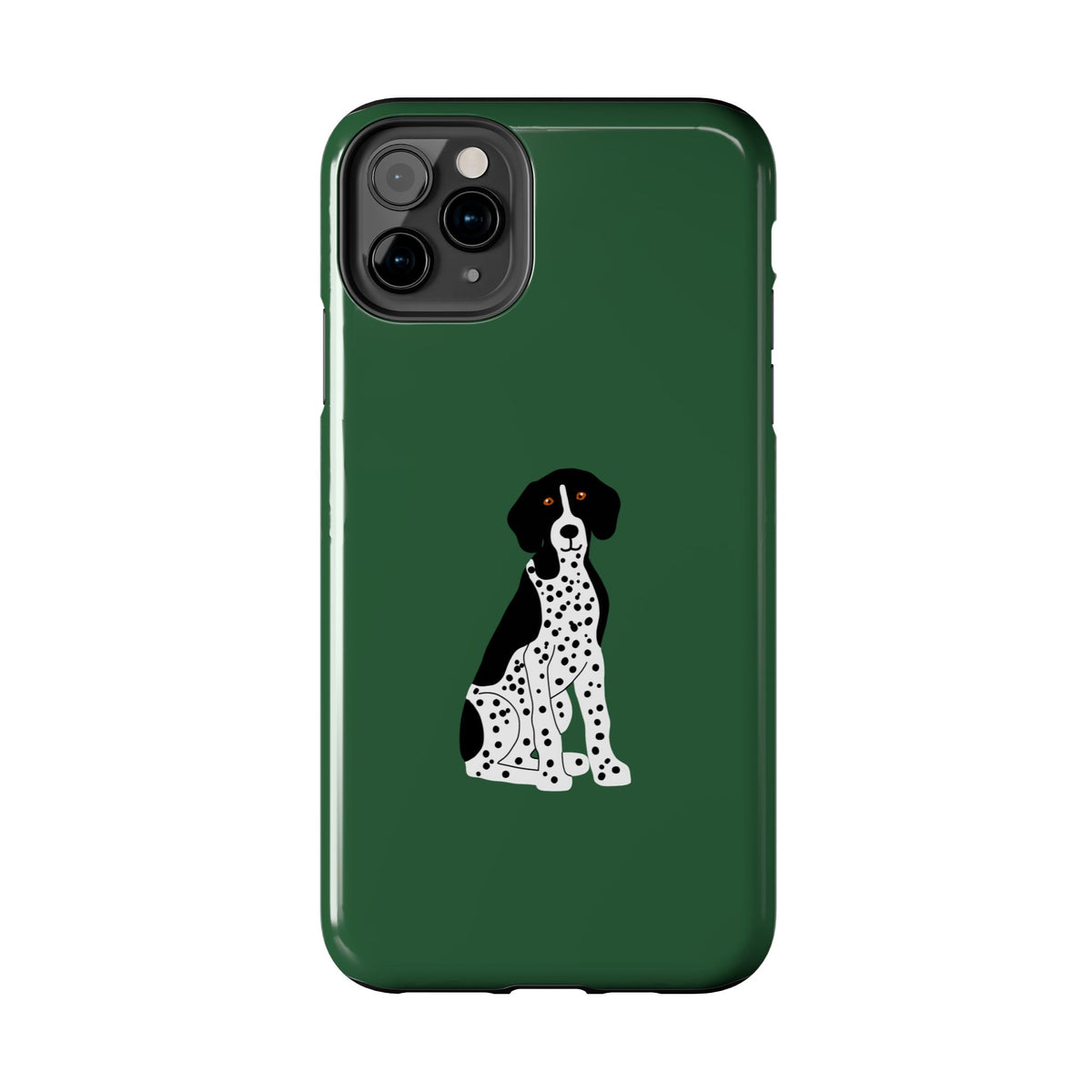 Black GSP Dark Green Tough Phone Cases