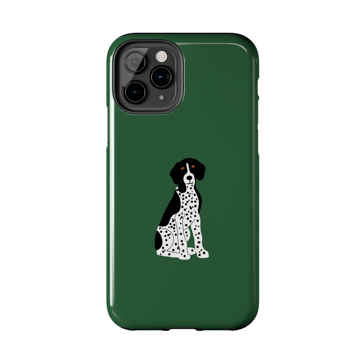 Black GSP Dark Green Tough Phone Cases
